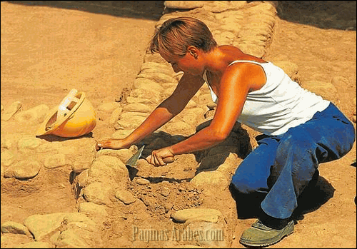Imagen de archivo de las excavaciones en el arrabal de Saqunda ©ABC