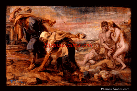 Deucalión y Pirra de Pedro Pablo Rubens. [itd. Museo del Prado