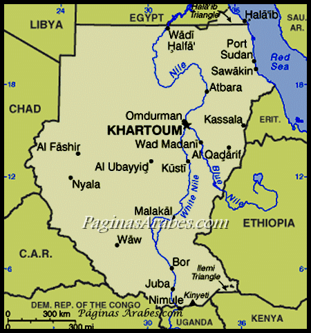 sudan_mapa