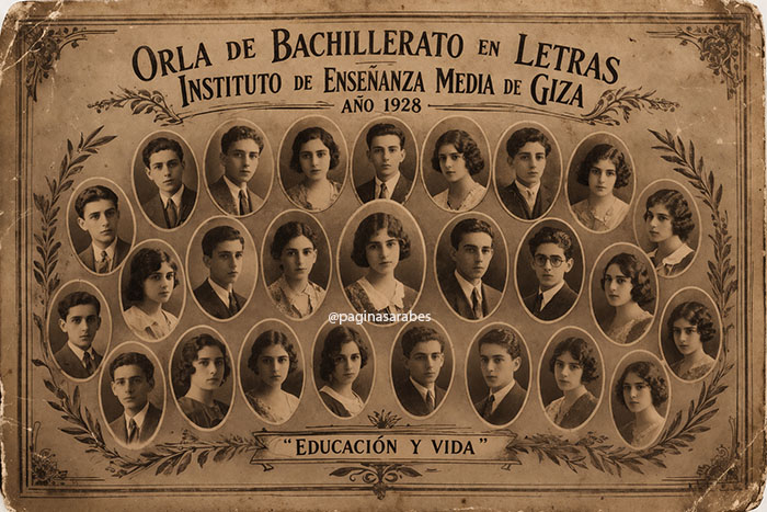 Fotografía Bachillerato de Giza año 1928
