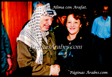 Alima con Arafat