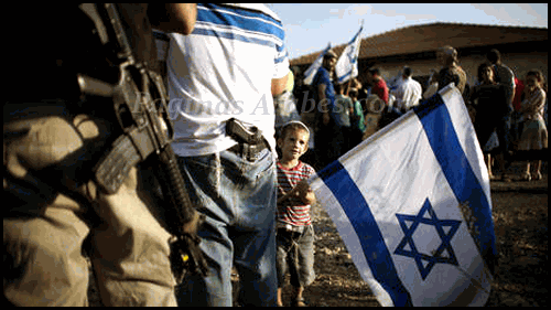 colonos judíos del asentamiento de Bet-el -©Clarín