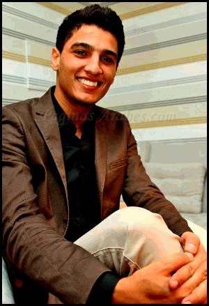 El ganador de Arab Idol Mohamed Assaf en una foto de estudio. / MIKEL MARIN