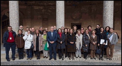 Fotografía de un encuentro en Granada de los Voluntarios Culturales de Museos