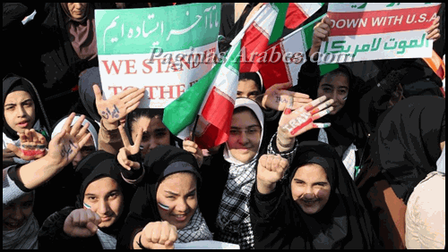 ¿Se alcanza a distinguir la tristeza en los rostros por la celebración del 35º Aniv. de la Revolución Islámica en Irán?