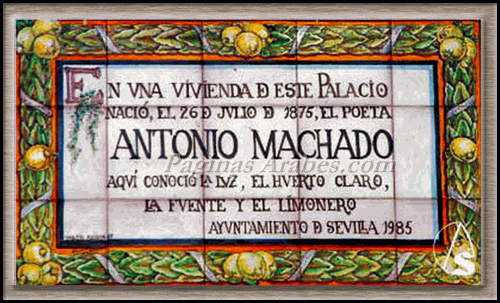 Palacio de las Dueñas - Sevilla (placa)