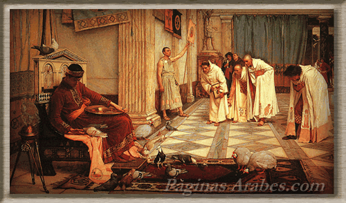 Cristianismo: Los favoritos del Emperador Honorio , por John William Waterhouse (1883)