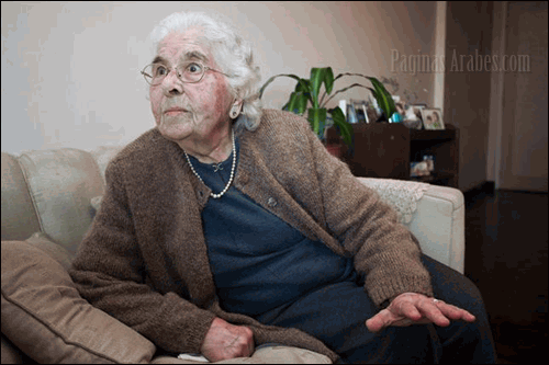 Lucin Katcherian tiene 104 años y es la única sobreviviente en Buenos Aires del genocidio armenio. ©La Nación / Alejandro Di Ciocchis