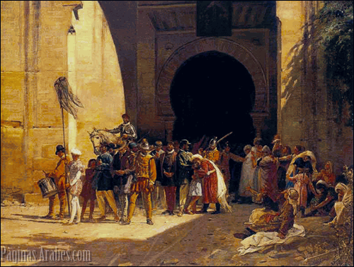 La expulsión de los moriscos. Manuel Gómez-Moreno González [1834-1918]