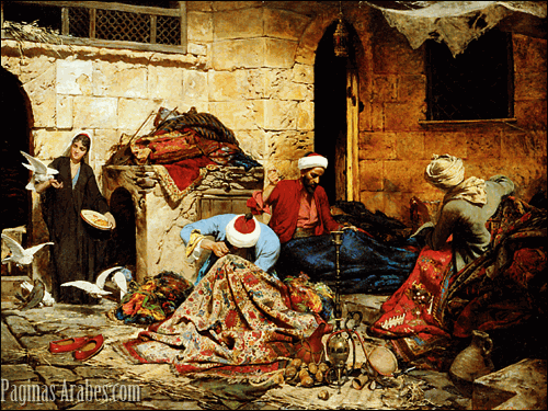 Los reparadores de alfombras - Rudolf Swoboda (1859-1914)