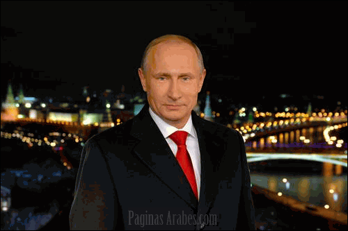 Vladimir Putin, presidente de Rusia, durante la grabación de un mensaje de televisión con motivo del Año Nuevo, el miércoles pasado en el Kremlin. ©Ap