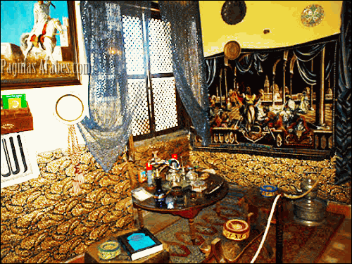 Un rincón para tomar el té en la casa árabe encantada ©Lourdes Gómez