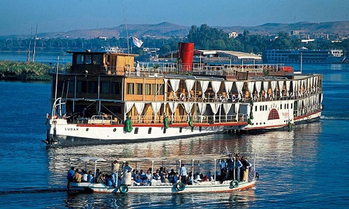 El Steam Ship Sudan fue construido en 1885 e inspiró a Agatha Christie la novela Muerte en el Nilo AFP/ John Frumm