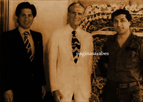 Pierre Gemayel con Amin y Bashir