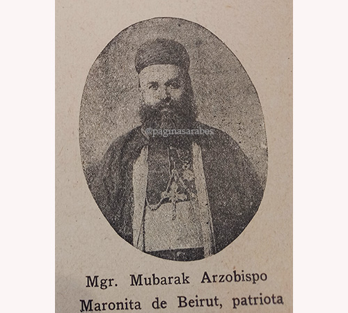 Mgr. Mubarak Arzobispo maronita de Beirut